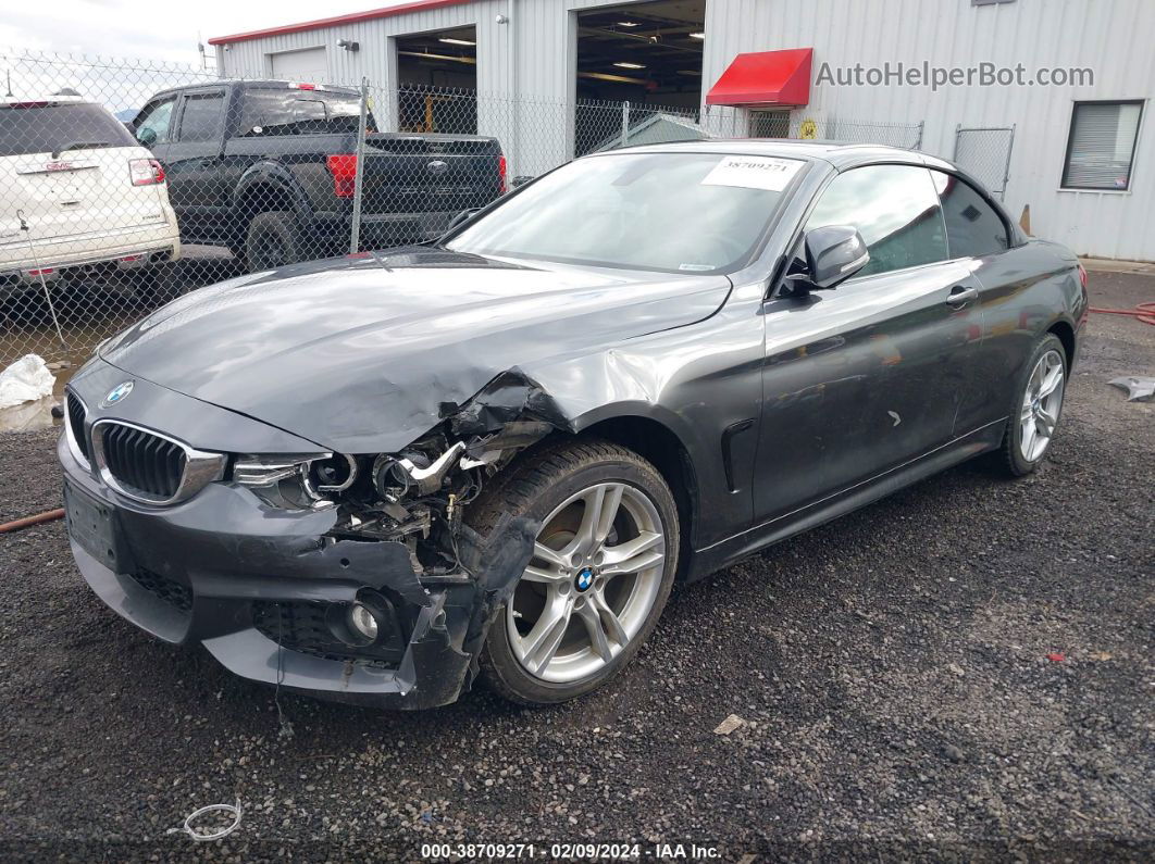 2015 Bmw 428i Xdrive Серый vin: WBA3V9C54F5A78416