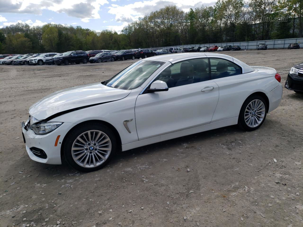 2015 Bmw 428 Xi White vin: WBA3V9C58F5A78290