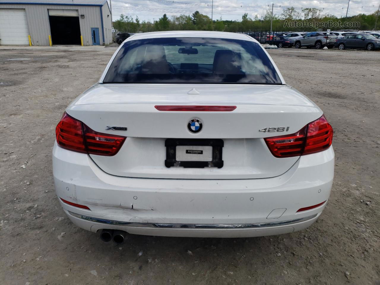 2015 Bmw 428 Xi White vin: WBA3V9C58F5A78290