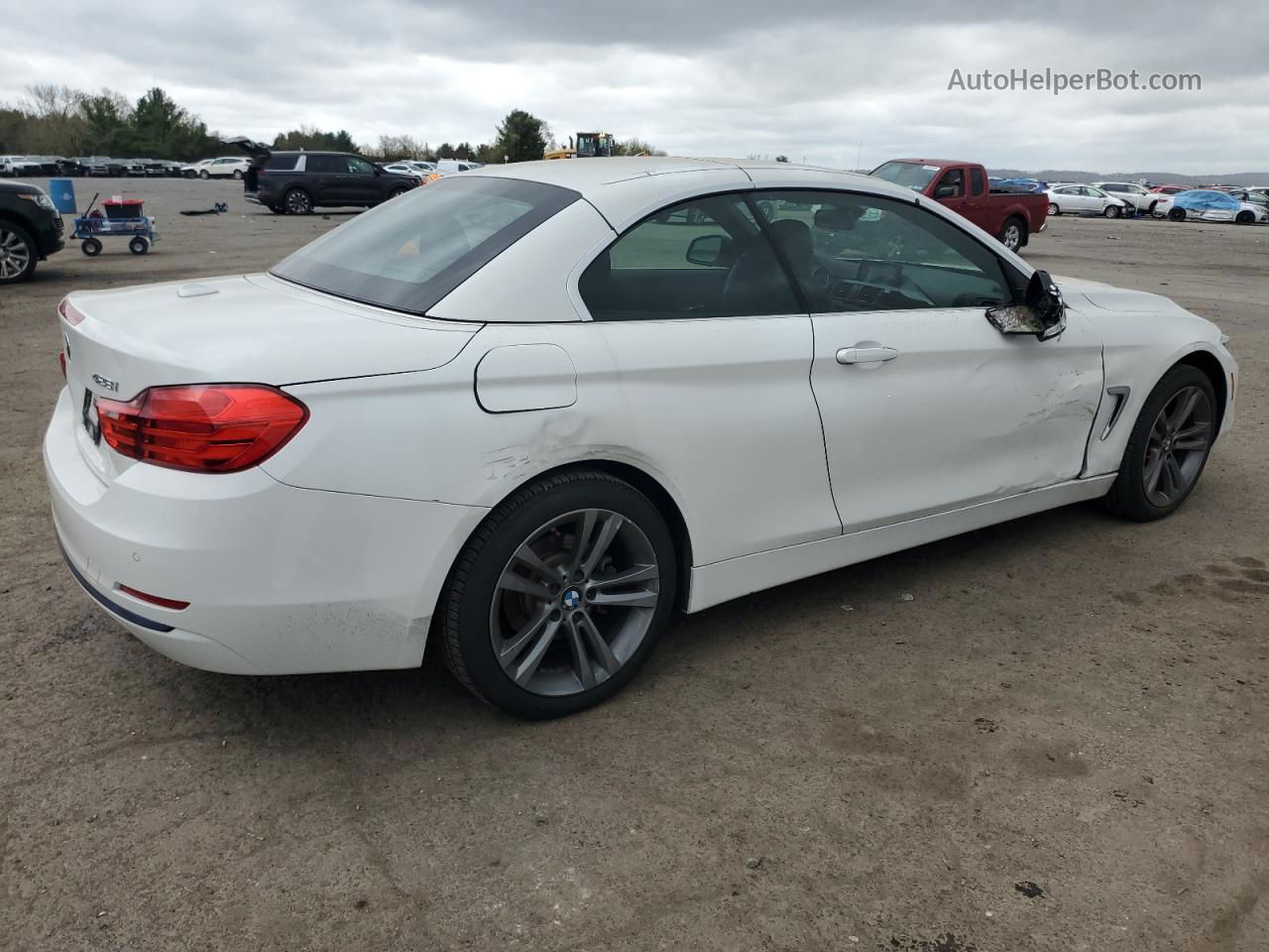 2015 Bmw 428 Xi White vin: WBA3V9C5XF5A78310