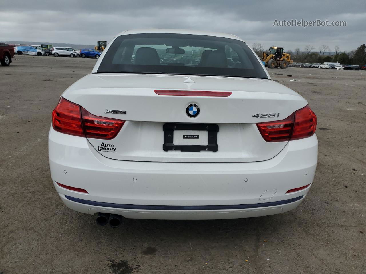 2015 Bmw 428 Xi White vin: WBA3V9C5XF5A78310