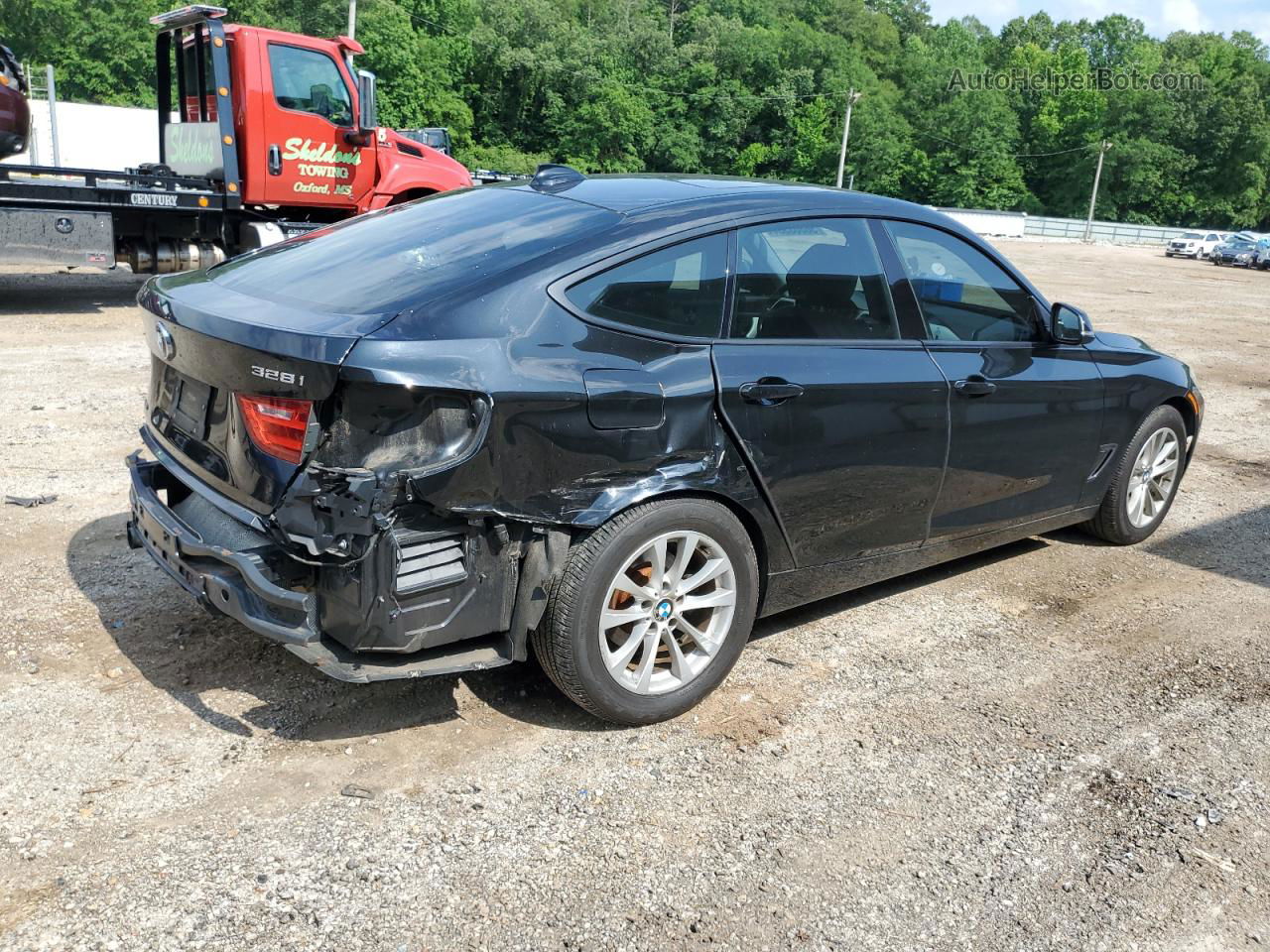 2014 Bmw 328 Xigt Black vin: WBA3X5C51ED556716