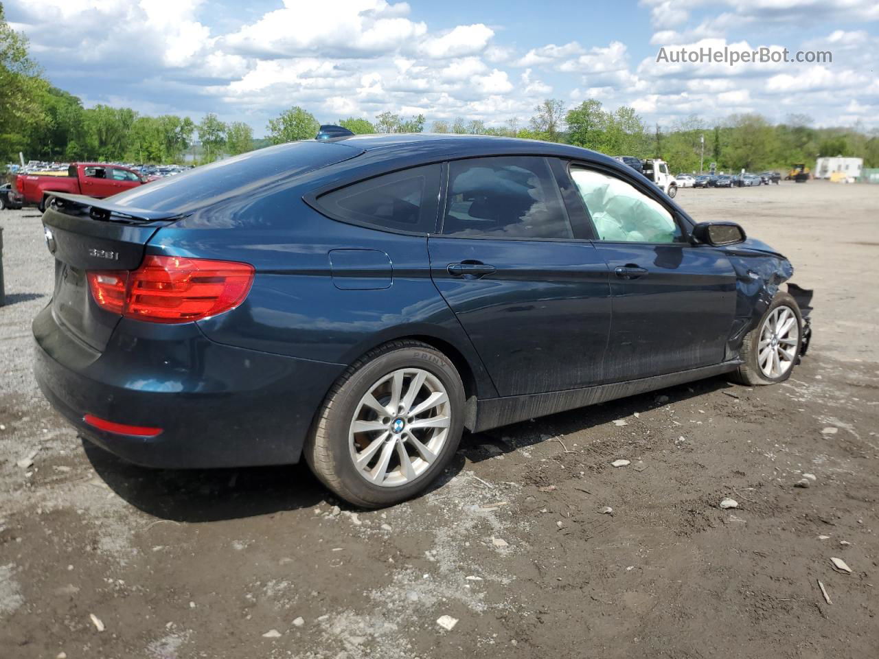 2014 Bmw 328 Xigt Blue vin: WBA3X5C51ED559180