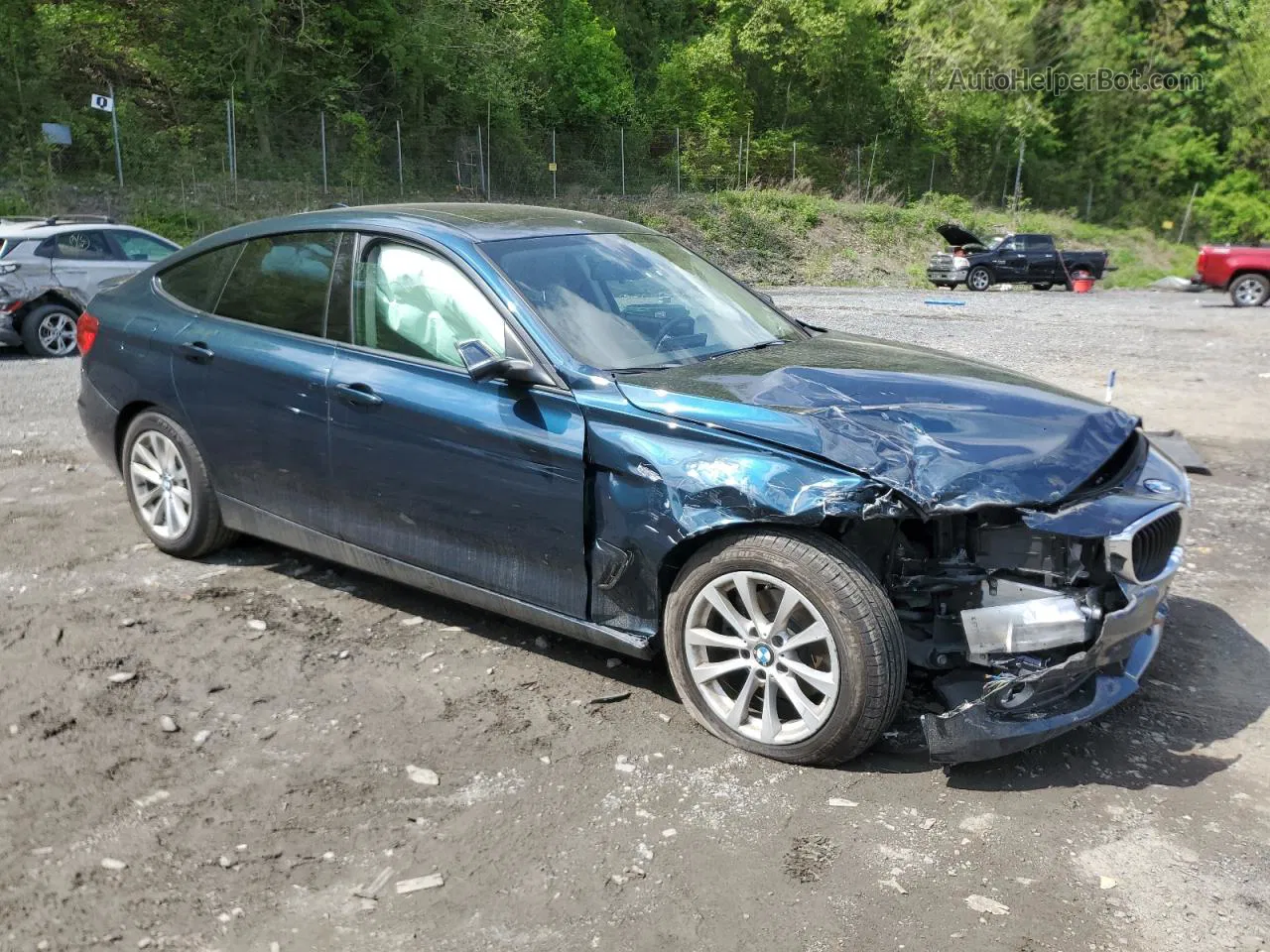 2014 Bmw 328 Xigt Blue vin: WBA3X5C51ED559180