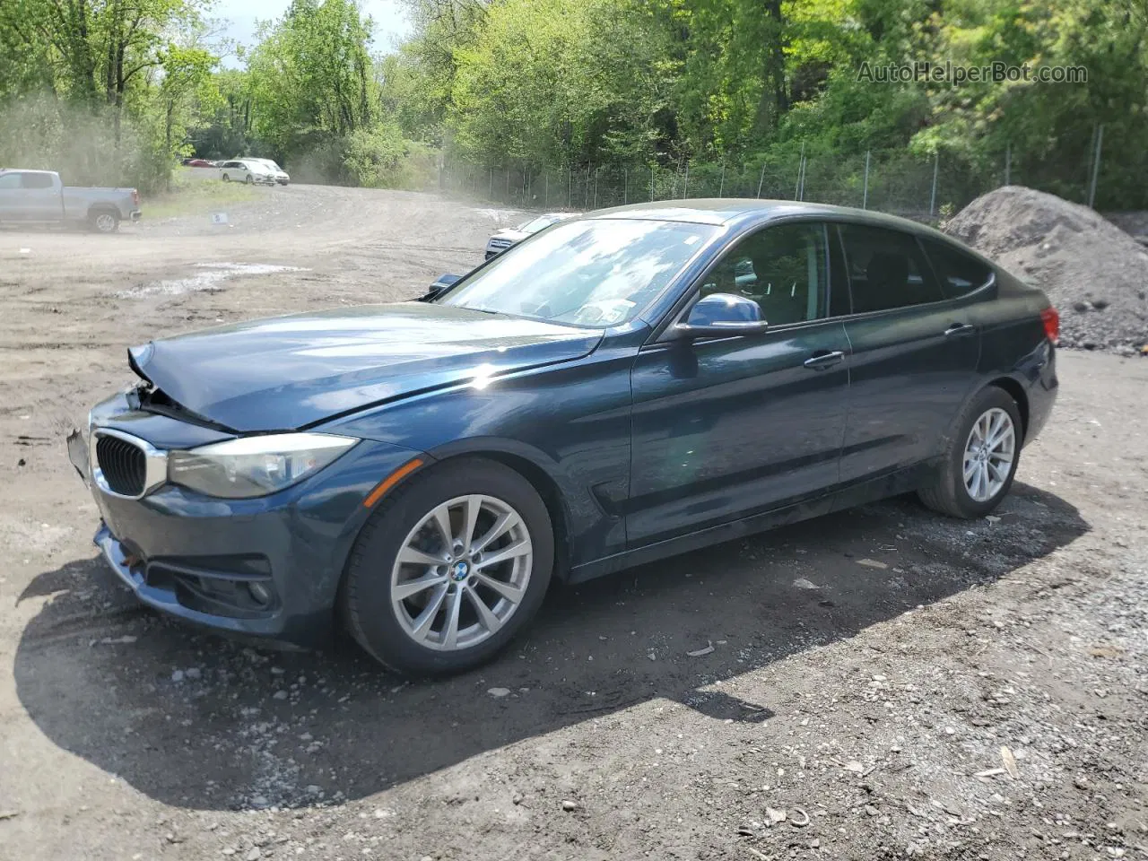 2014 Bmw 328 Xigt Blue vin: WBA3X5C51ED559180