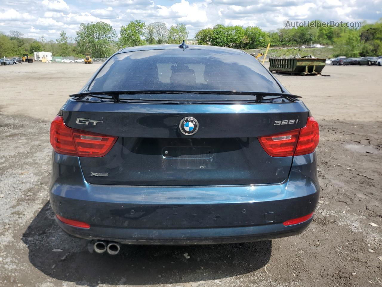 2014 Bmw 328 Xigt Blue vin: WBA3X5C51ED559180