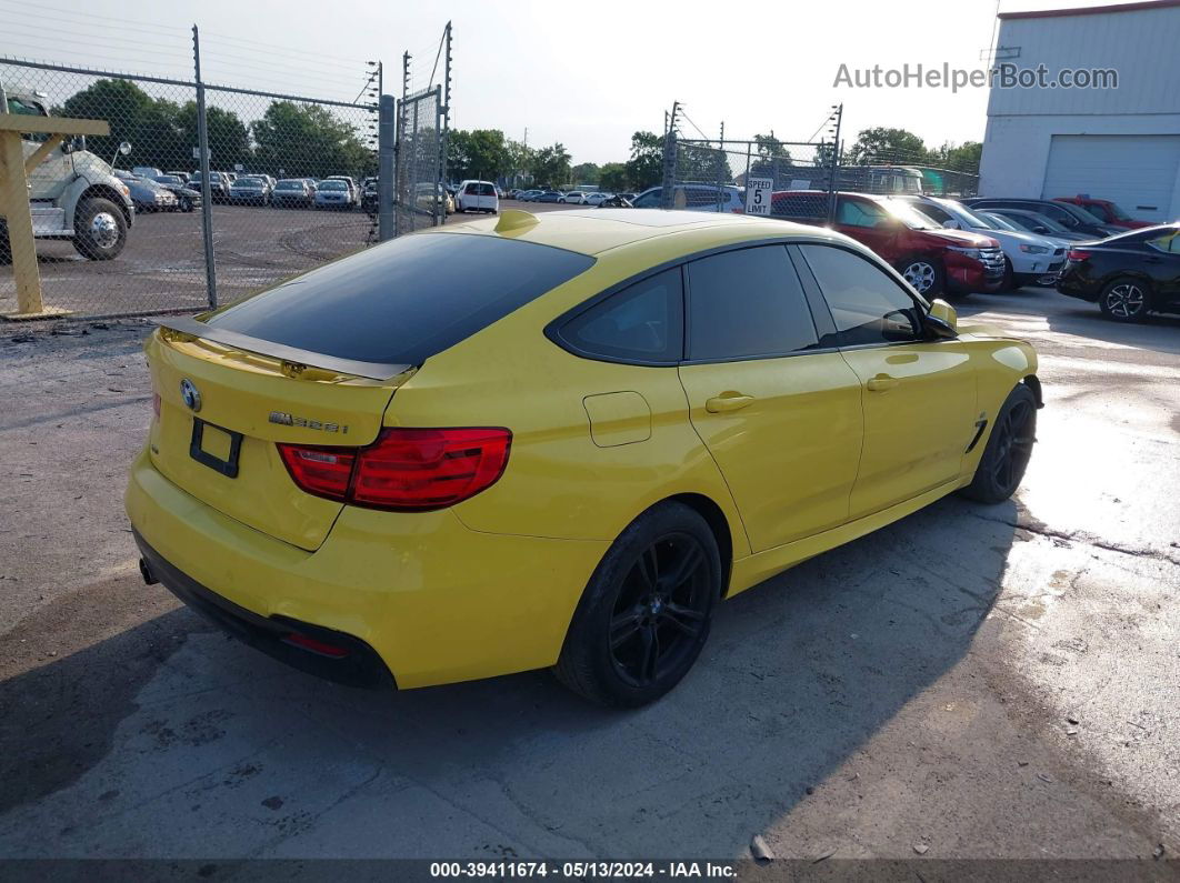 2015 Bmw 328i Gran Turismo Xdrive Yellow vin: WBA3X5C52FD560100