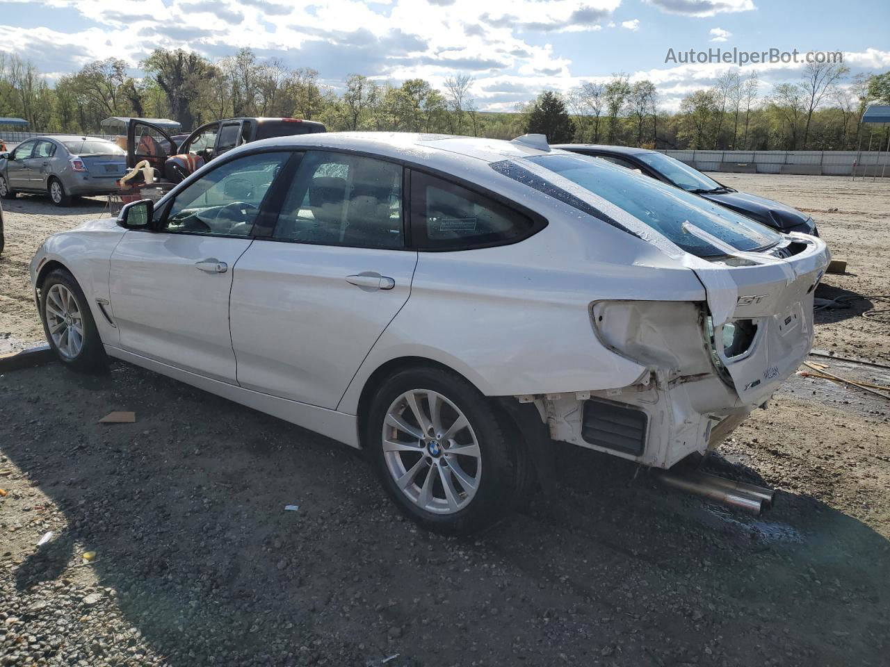 2014 Bmw 328 Xigt White vin: WBA3X5C53ED242632