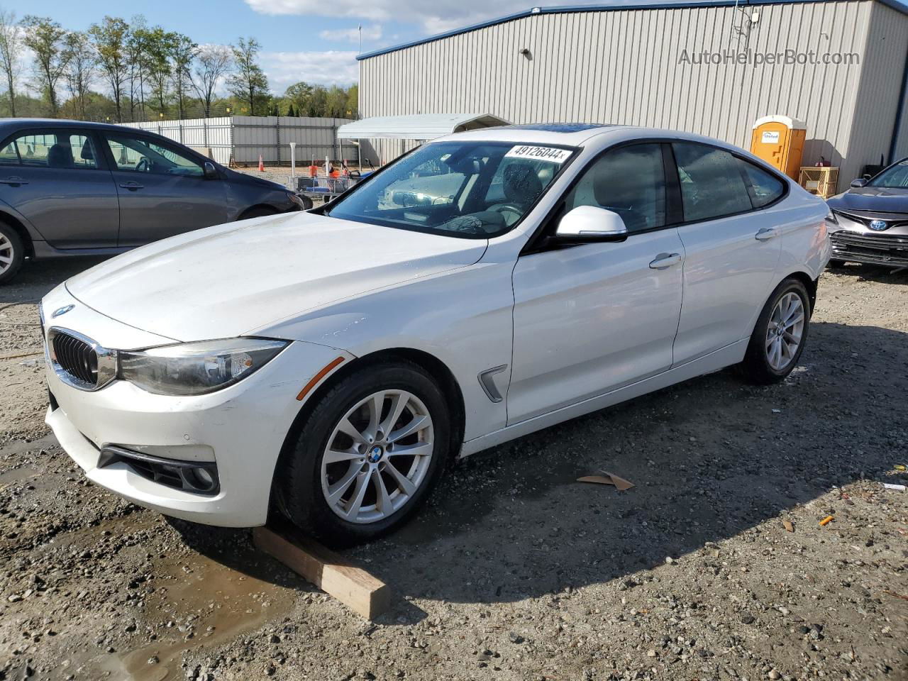 2014 Bmw 328 Xigt White vin: WBA3X5C53ED242632