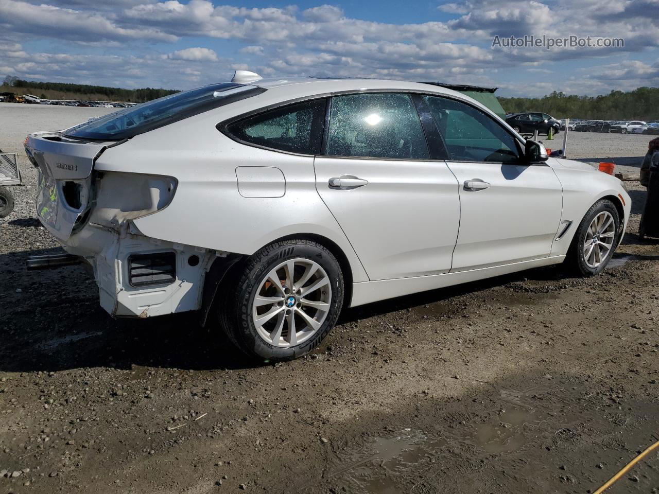 2014 Bmw 328 Xigt White vin: WBA3X5C53ED242632