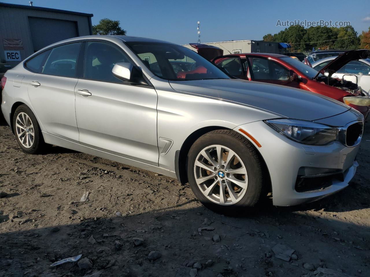 2014 Bmw 328 Xigt Silver vin: WBA3X5C53ED243120