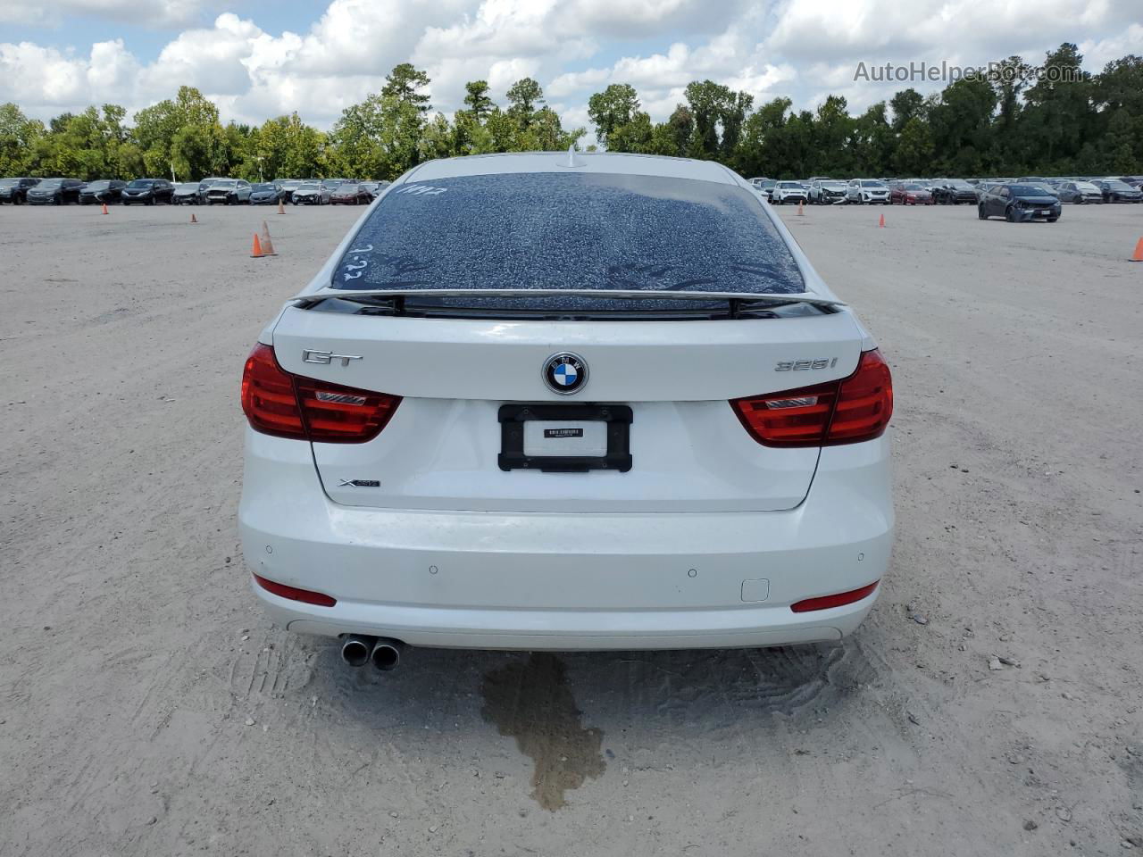 2015 Bmw 328 Xigt White vin: WBA3X5C54FD561992