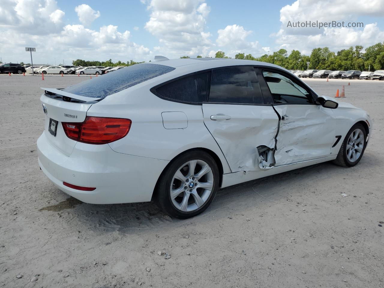 2015 Bmw 328 Xigt White vin: WBA3X5C54FD561992