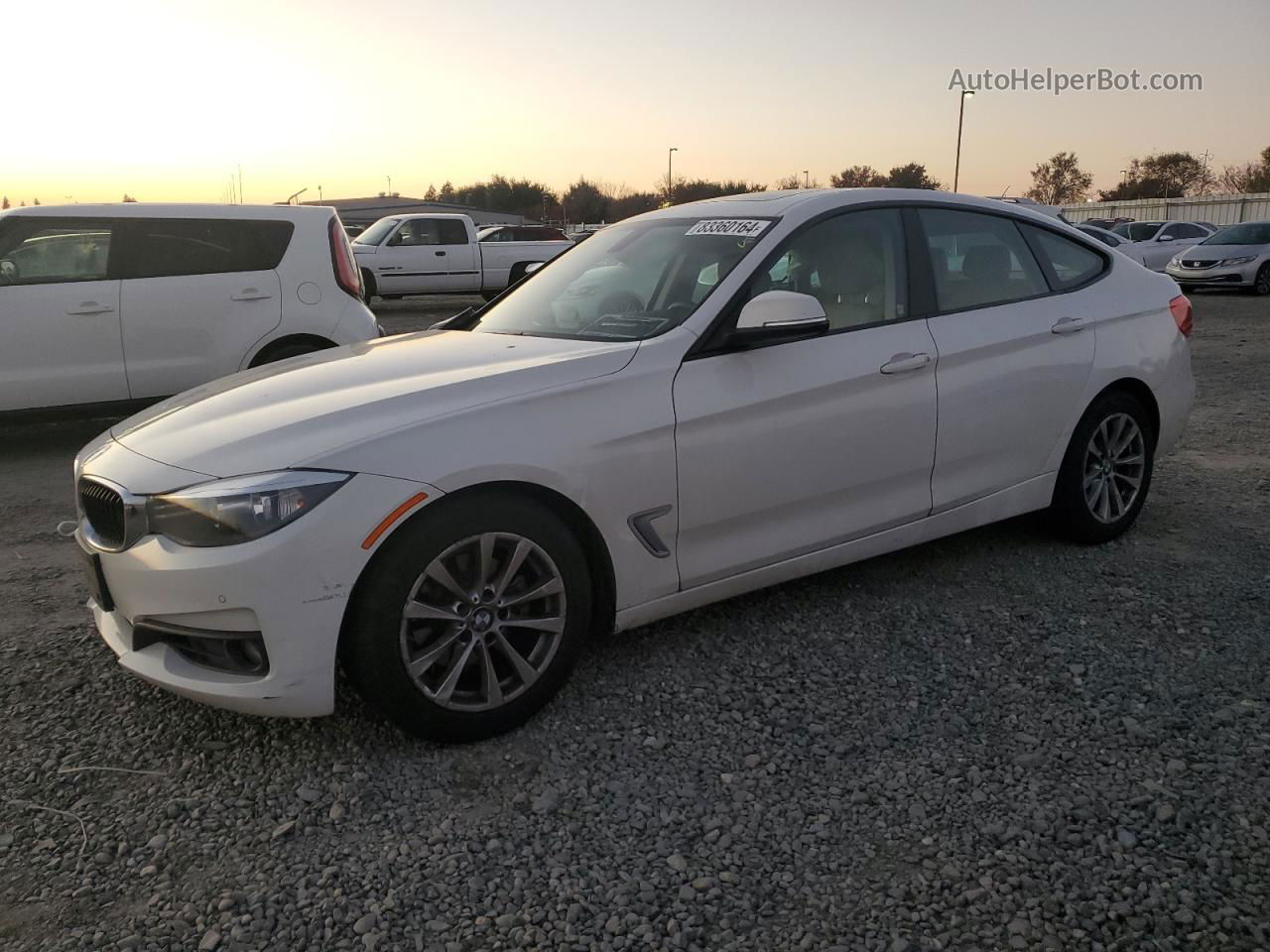 2014 Bmw 328 Xigt White vin: WBA3X5C56ED556677