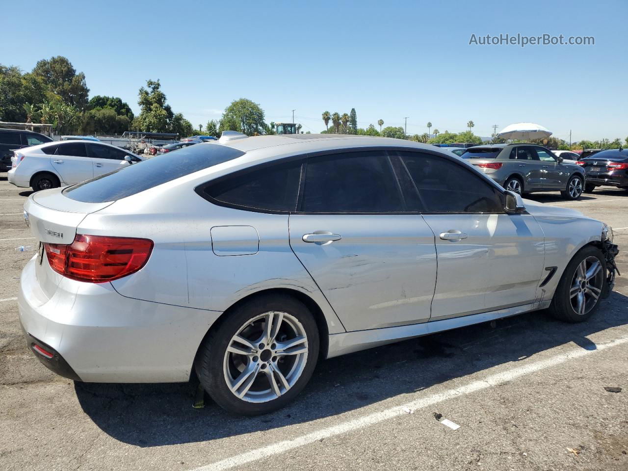 2015 Bmw 328 Xigt Silver vin: WBA3X5C56FD561086