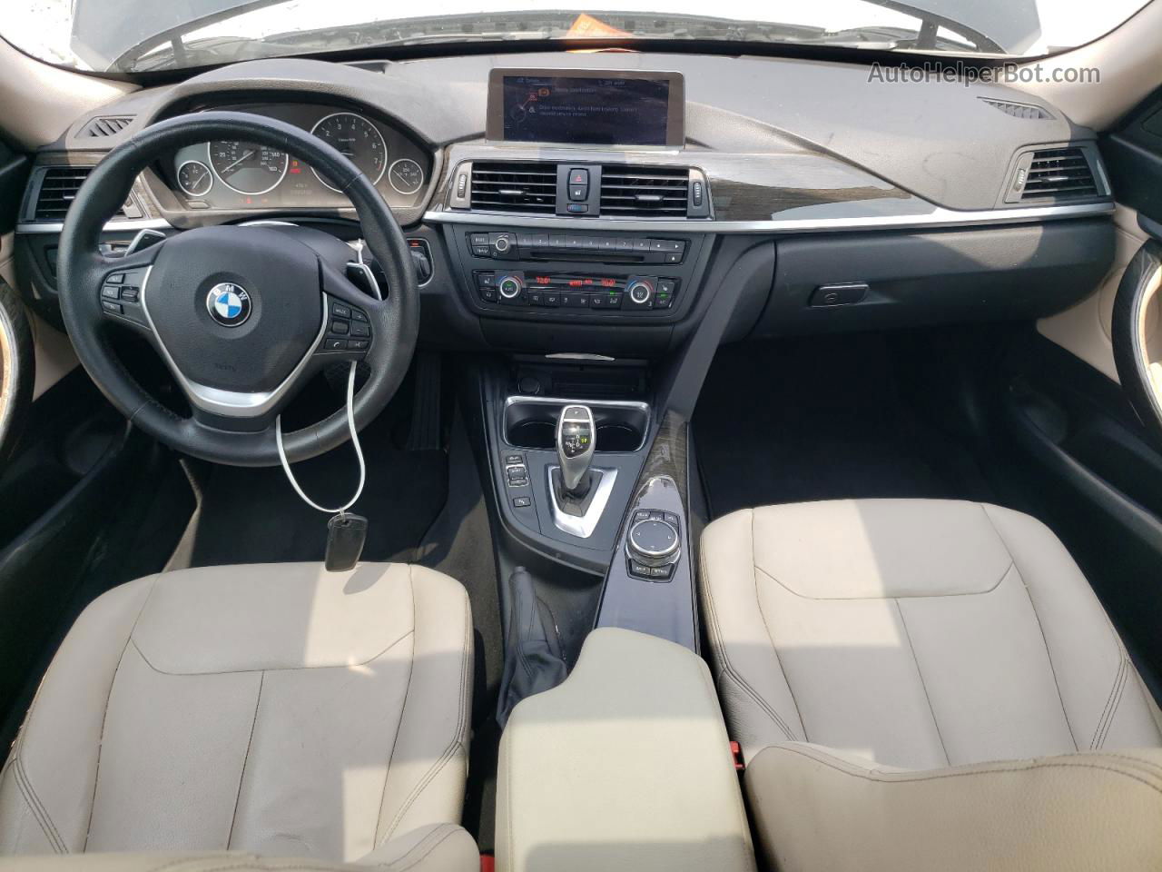 2015 Bmw 328 Xigt Черный vin: WBA3X5C56FD562495