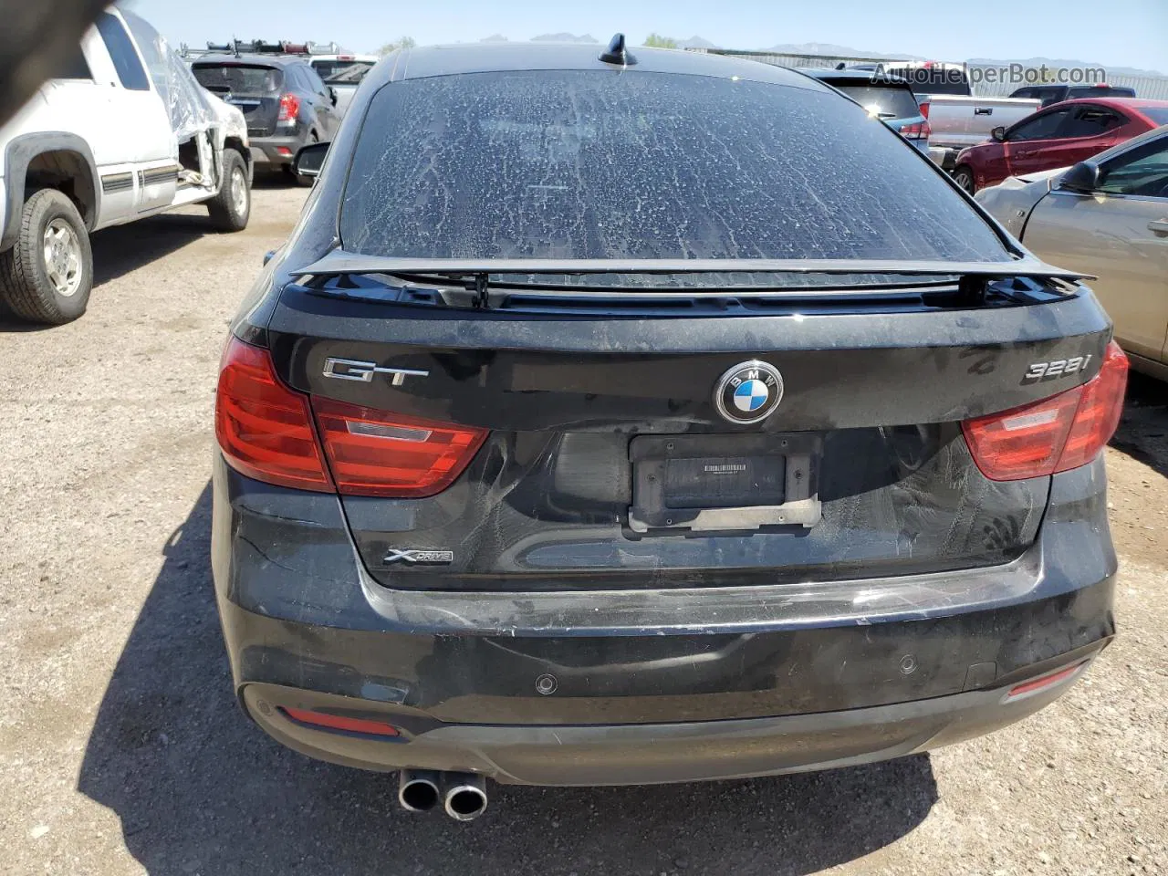 2015 Bmw 328 Xigt Black vin: WBA3X5C57FD561307