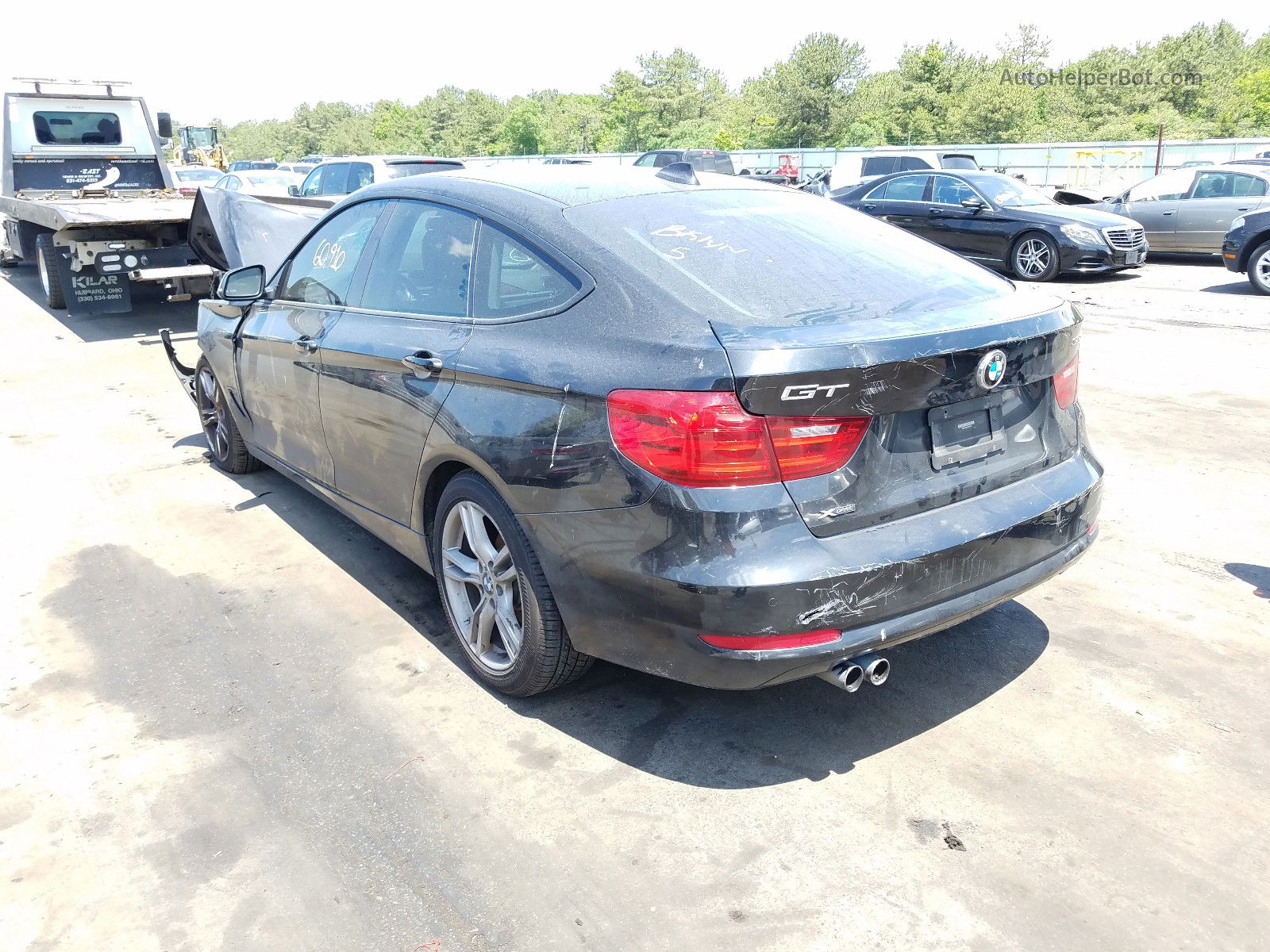 2014 Bmw 328 Xigt Black vin: WBA3X5C58ED557328