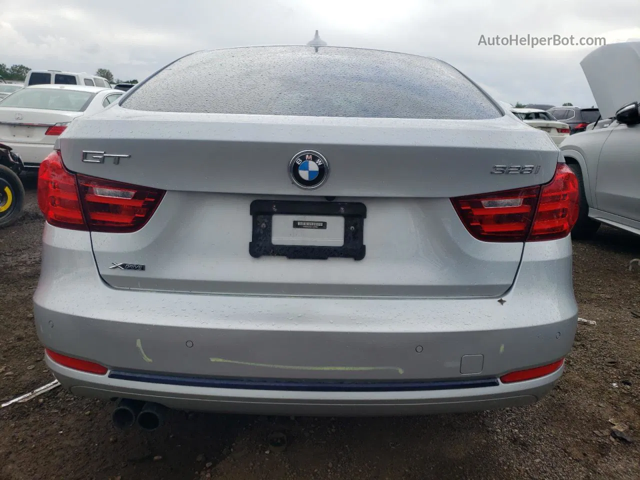 2015 Bmw 328 Xigt Silver vin: WBA3X5C59FD559994