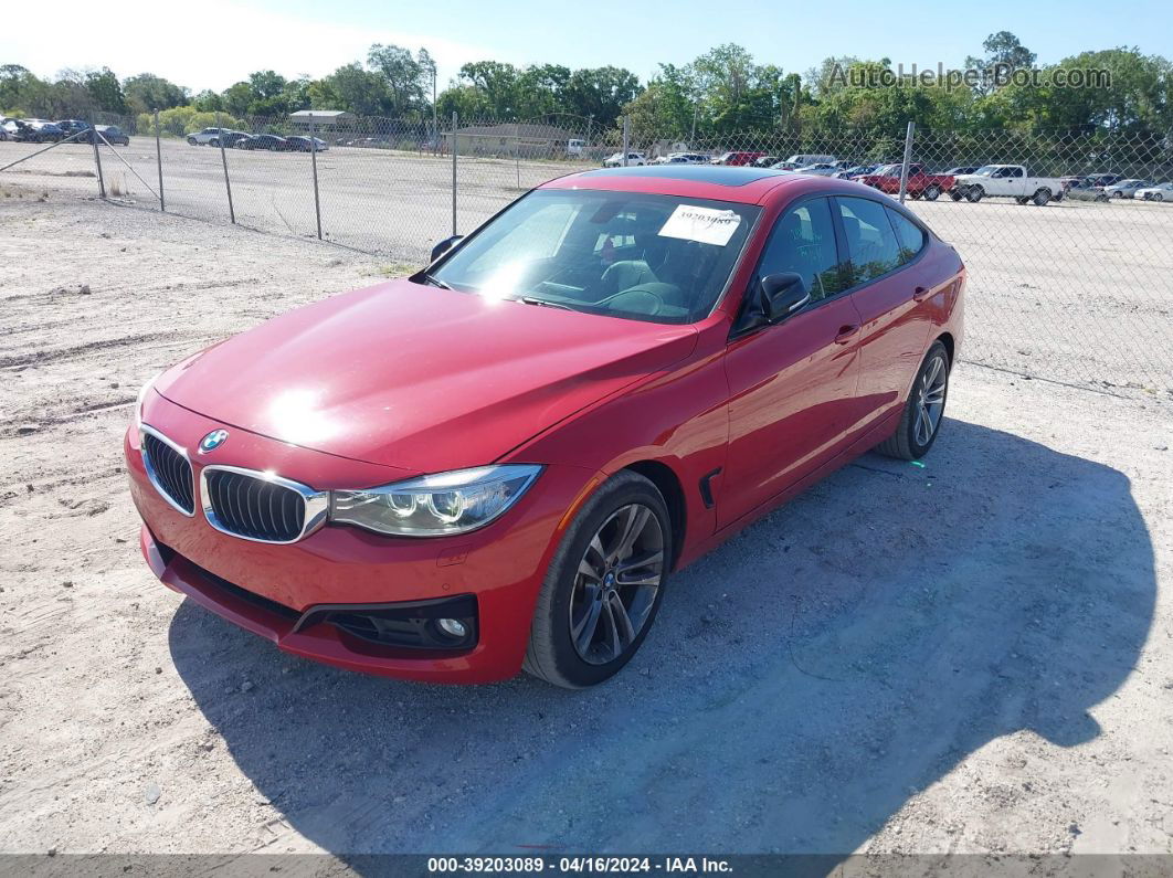 2015 Bmw 335i Gran Turismo Xdrive Red vin: WBA3X9C51FD868494