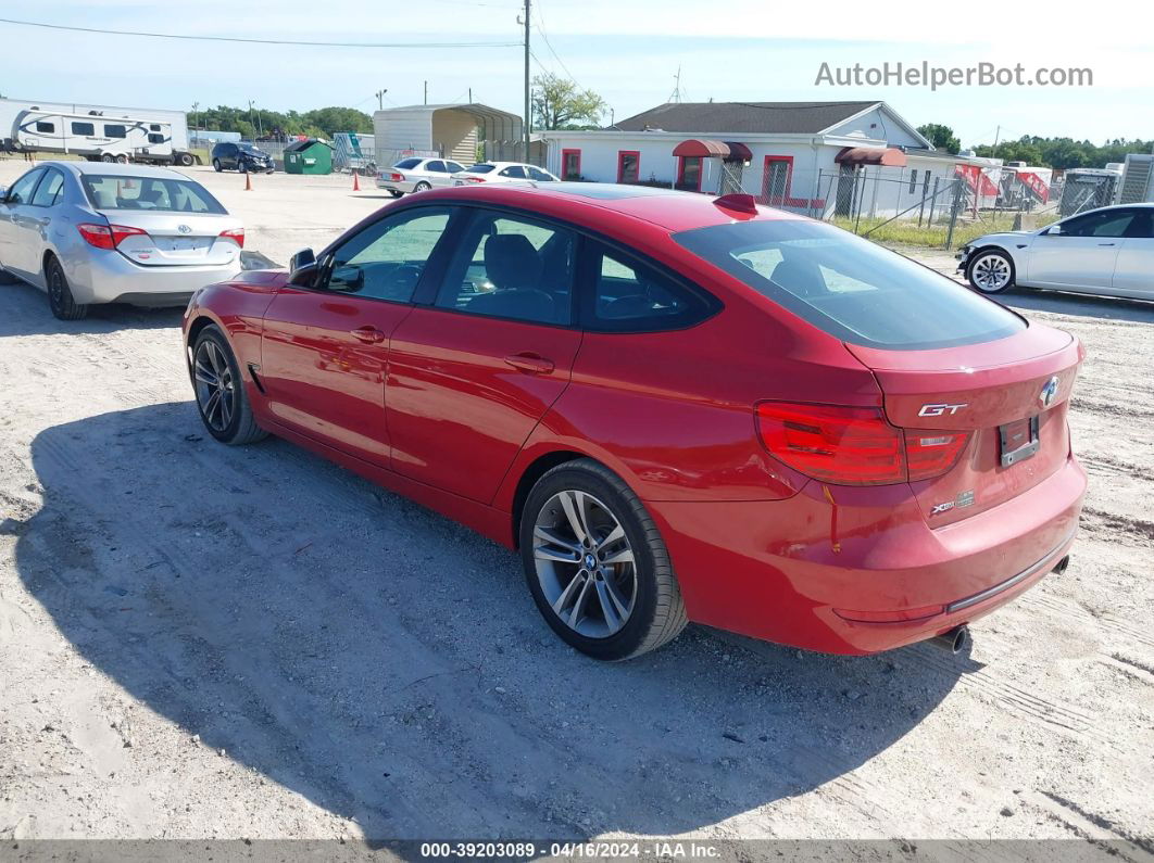 2015 Bmw 335i Gran Turismo Xdrive Red vin: WBA3X9C51FD868494