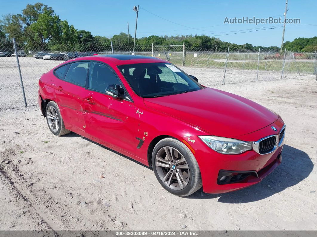 2015 Bmw 335i Gran Turismo Xdrive Red vin: WBA3X9C51FD868494