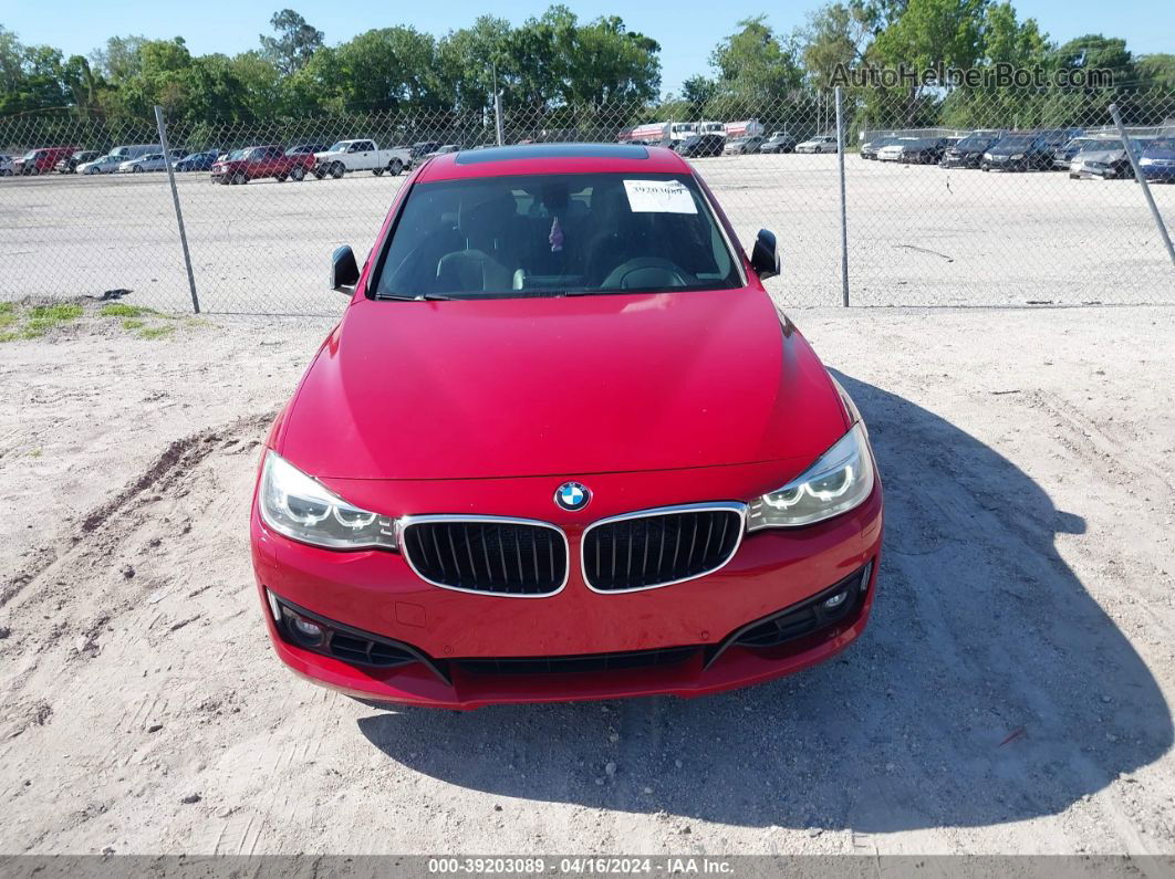 2015 Bmw 335i Gran Turismo Xdrive Red vin: WBA3X9C51FD868494