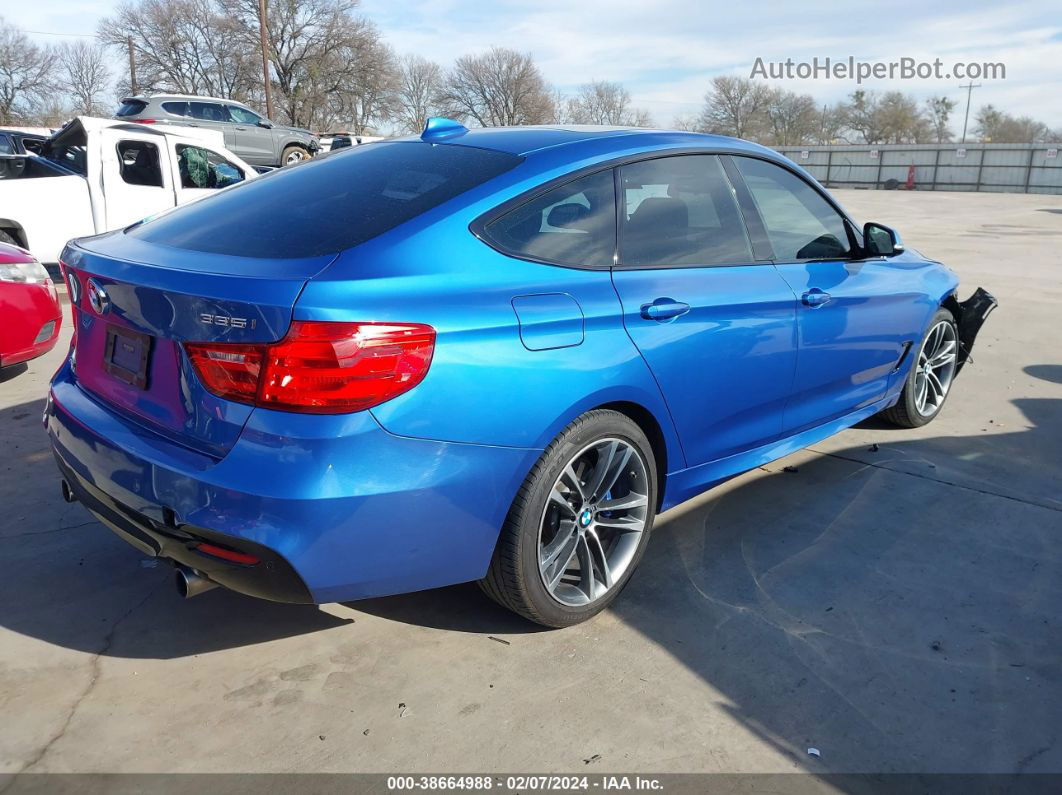 2014 Bmw 335i Gran Turismo Xdrive Синий vin: WBA3X9C52ED153304