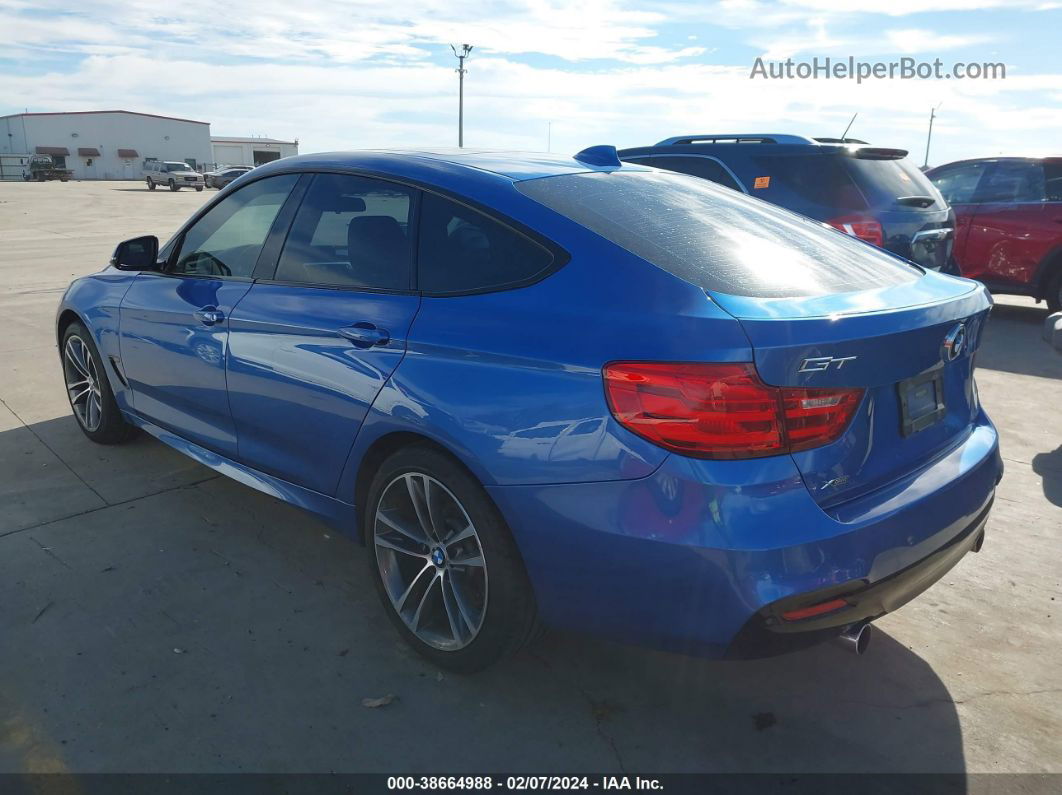 2014 Bmw 335i Gran Turismo Xdrive Синий vin: WBA3X9C52ED153304