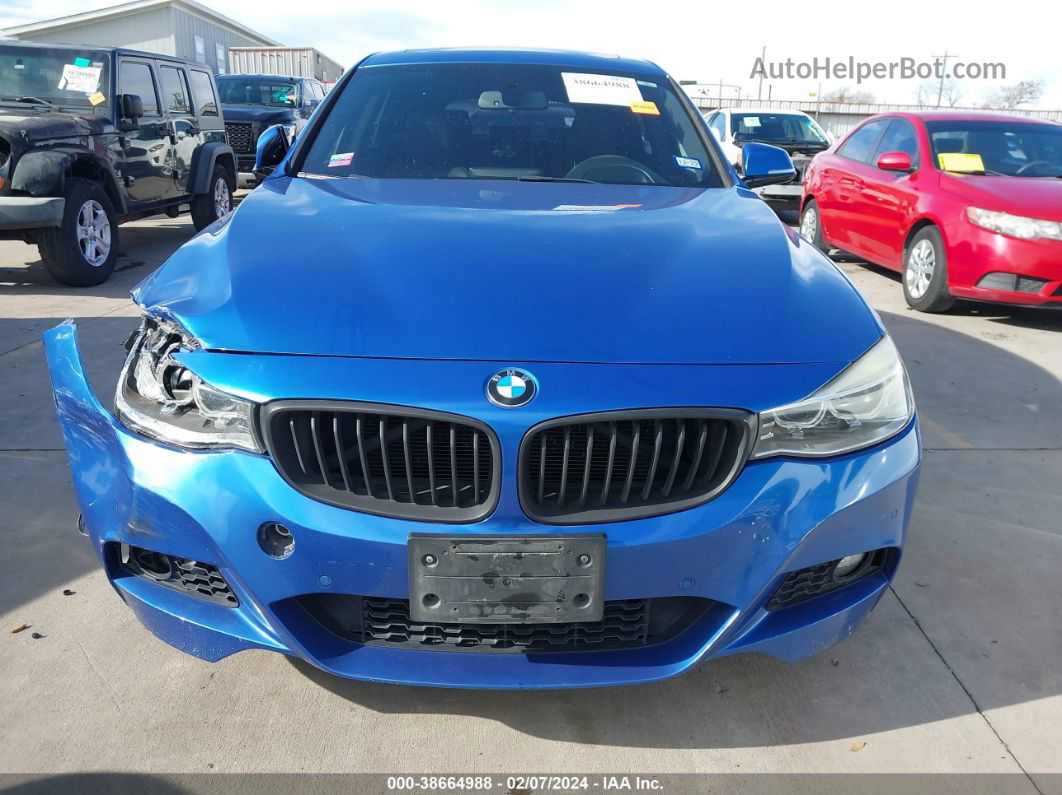 2014 Bmw 335i Gran Turismo Xdrive Blue vin: WBA3X9C52ED153304