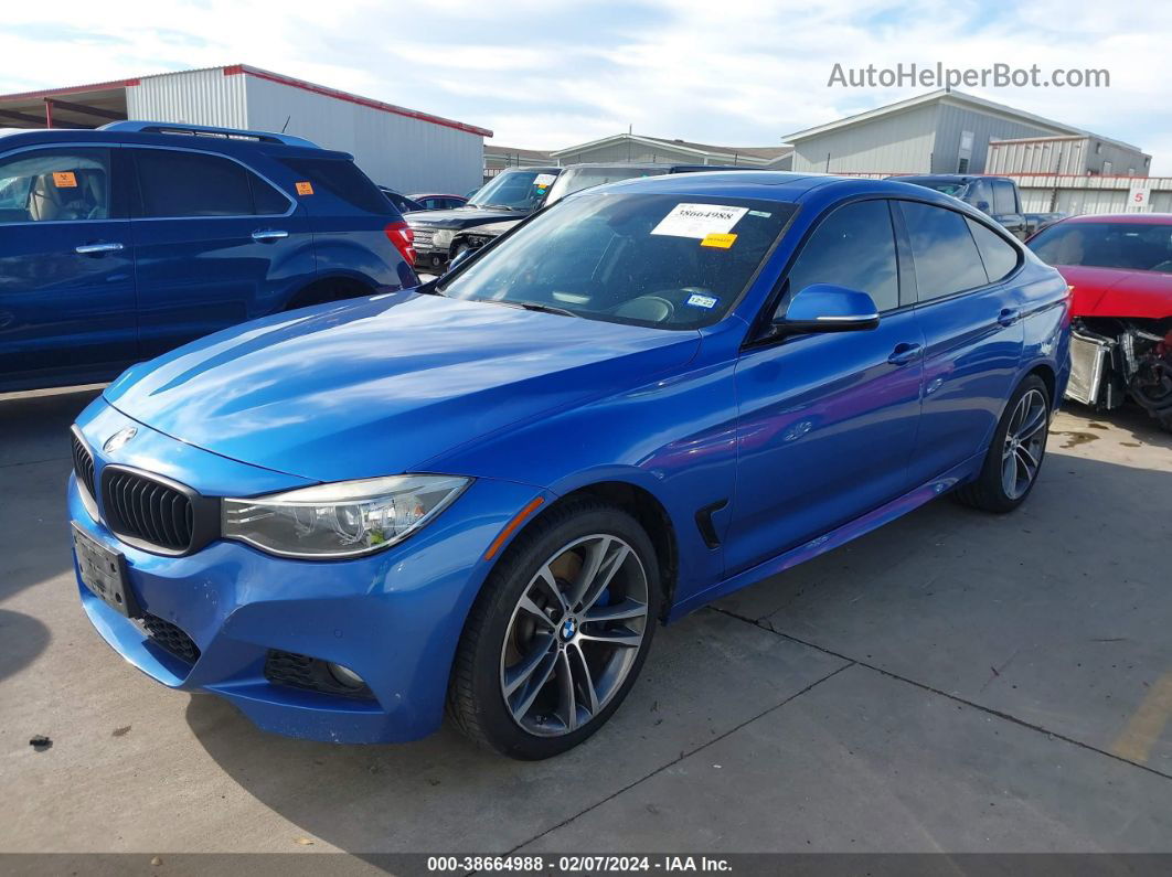 2014 Bmw 335i Gran Turismo Xdrive Blue vin: WBA3X9C52ED153304