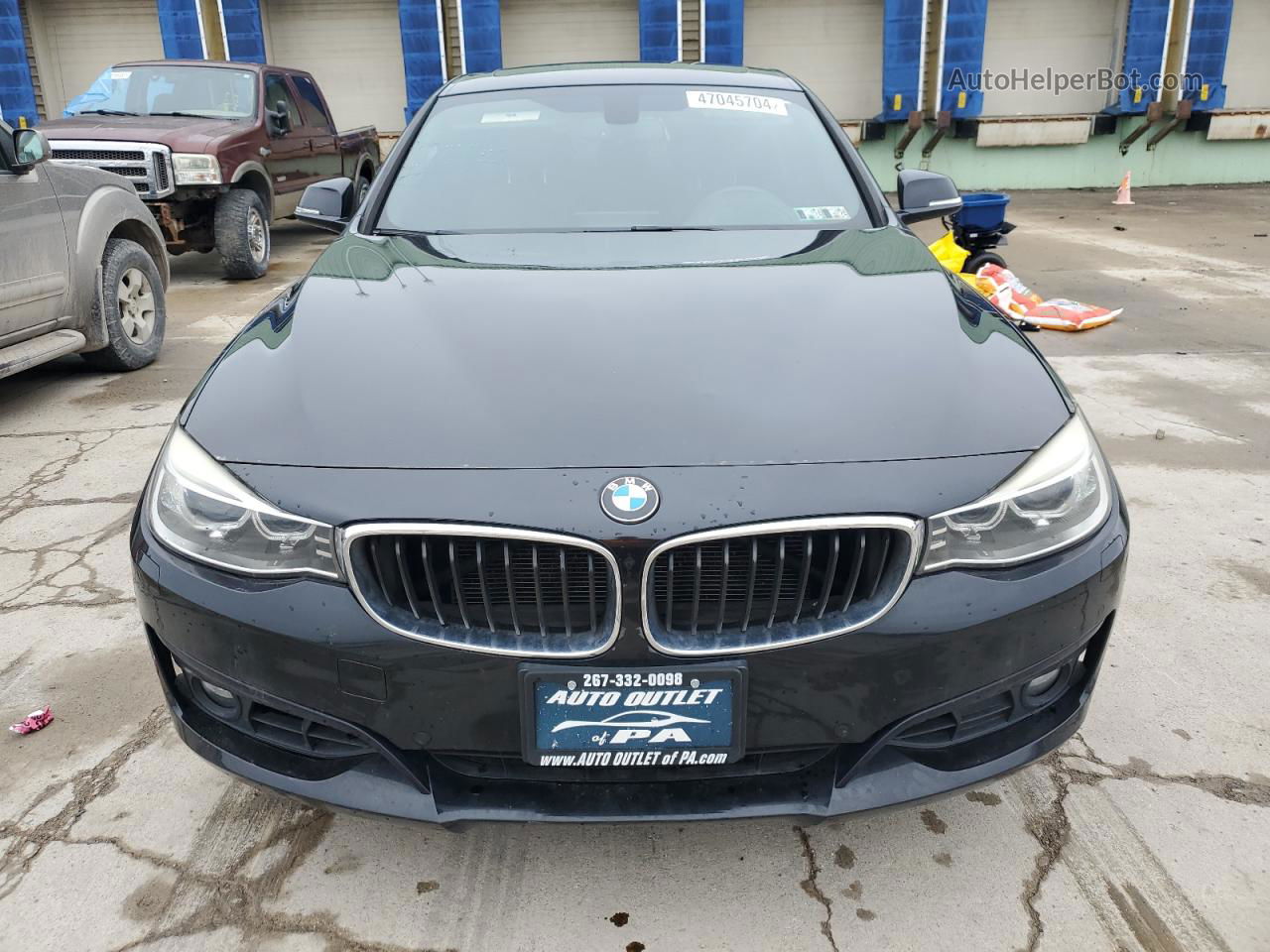 2016 Bmw 335 Xigt Черный vin: WBA3X9C52GD869655