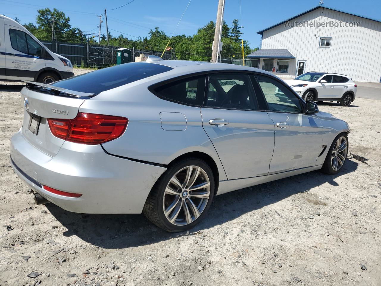 2014 Bmw 335 Xigt Серебряный vin: WBA3X9C53ED152792