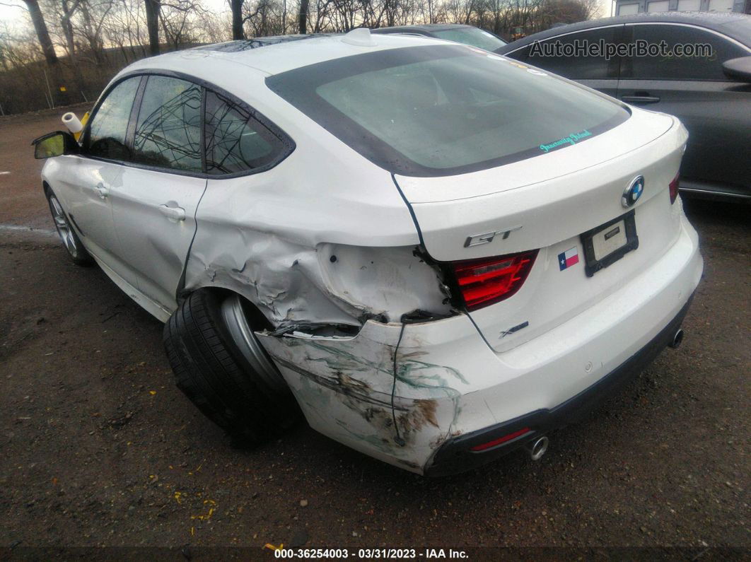 2016 Bmw 3 Series Gran Turismo 335i Xdrive White vin: WBA3X9C56GD869707