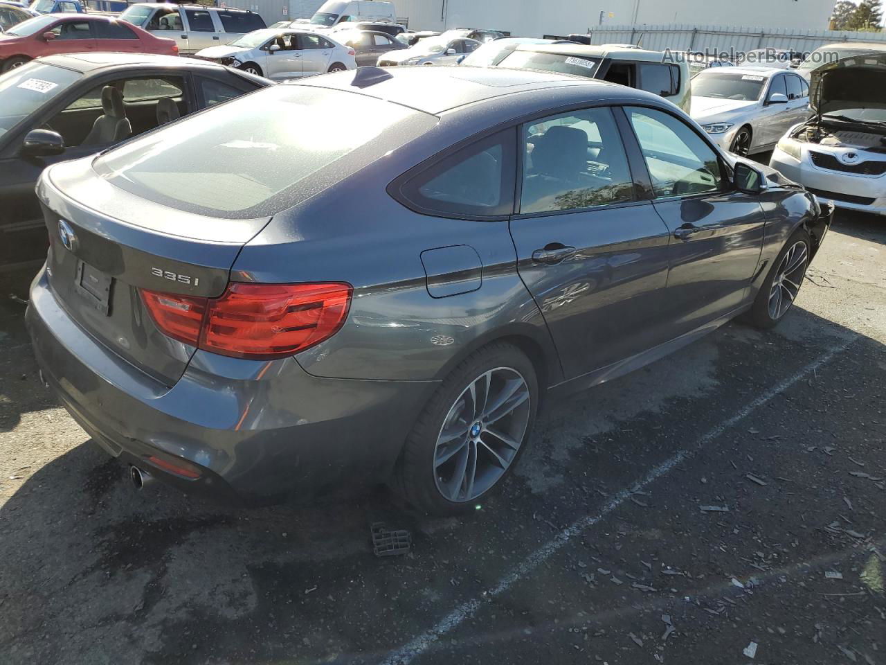 2016 Bmw 335 Xigt Угольный vin: WBA3X9C59GD869412