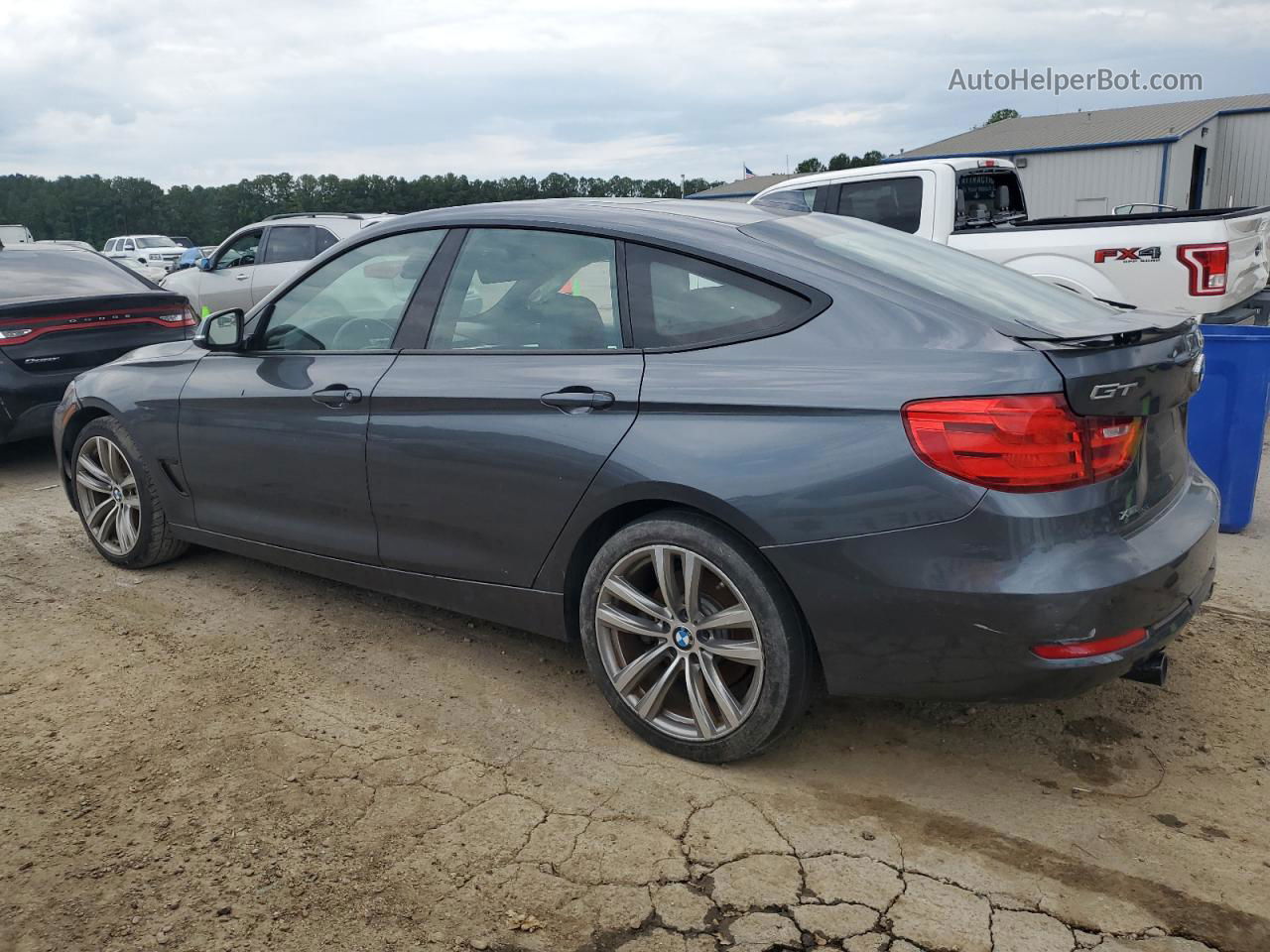 2016 Bmw 335 Xigt Gray vin: WBA3X9C5XGD869497