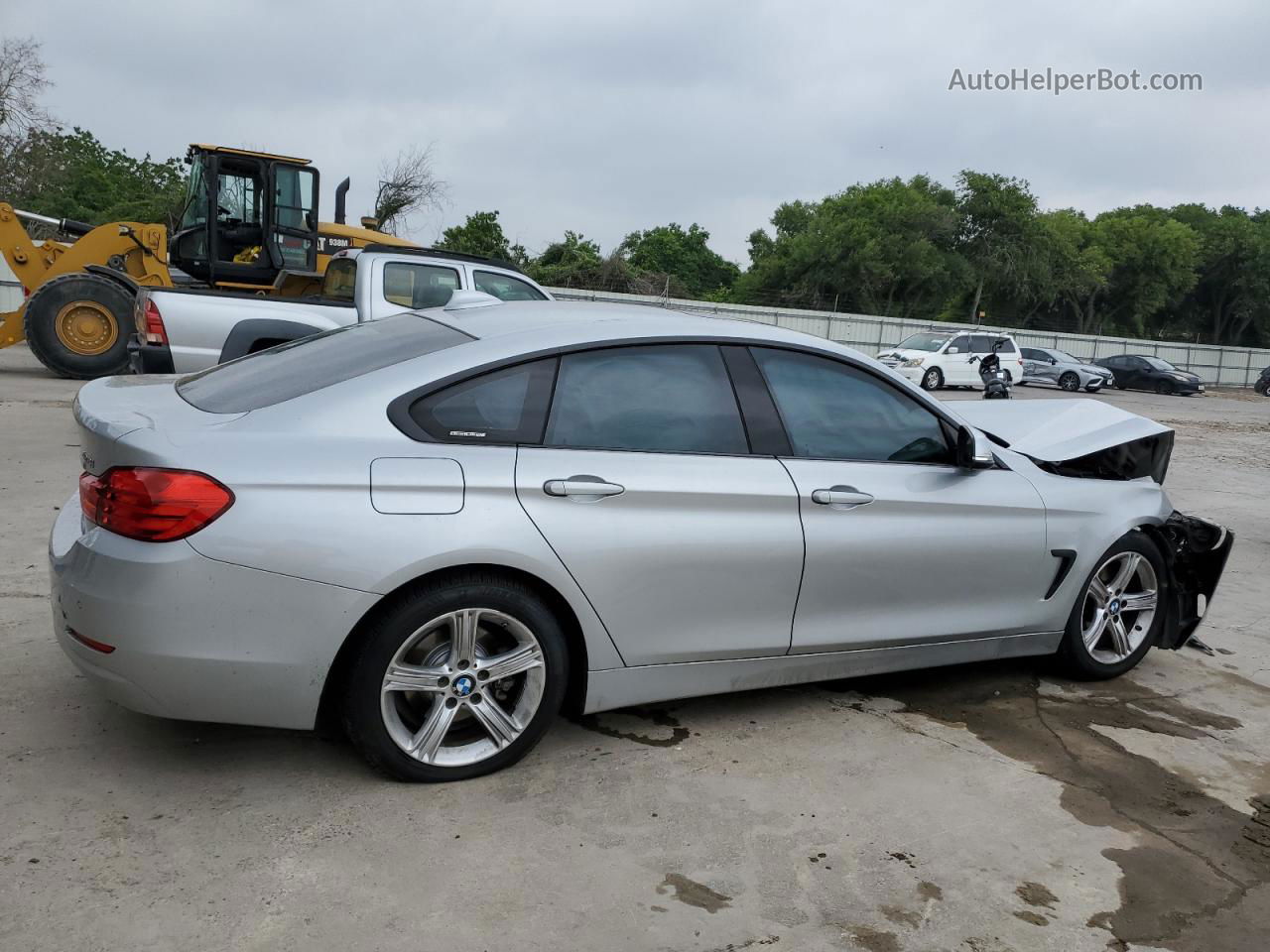 2015 Bmw 428 I Gran Coupe Серебряный vin: WBA4A5C50FD410251