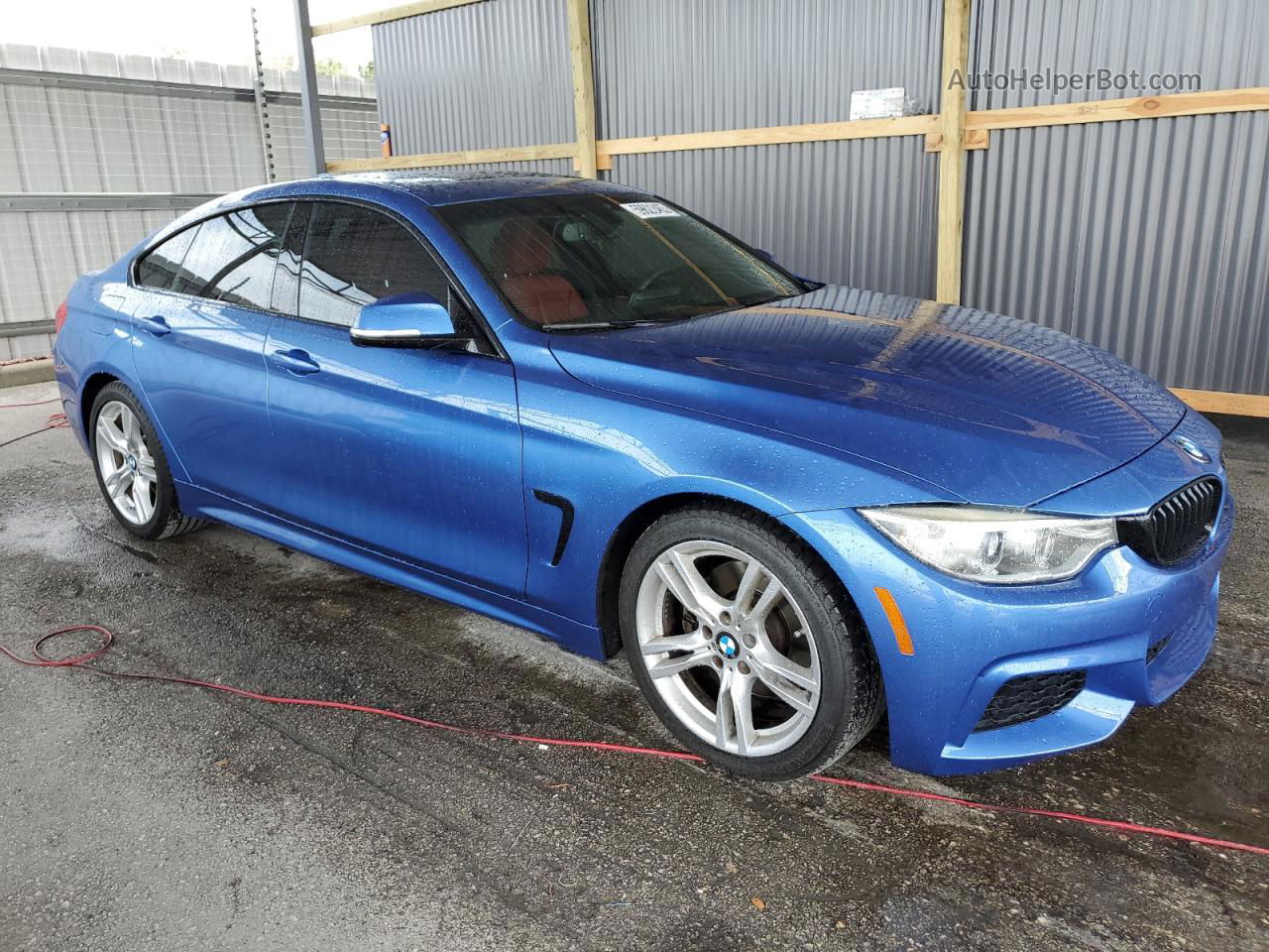 2015 Bmw 428 I Gran Coupe Blue vin: WBA4A5C50FG051871