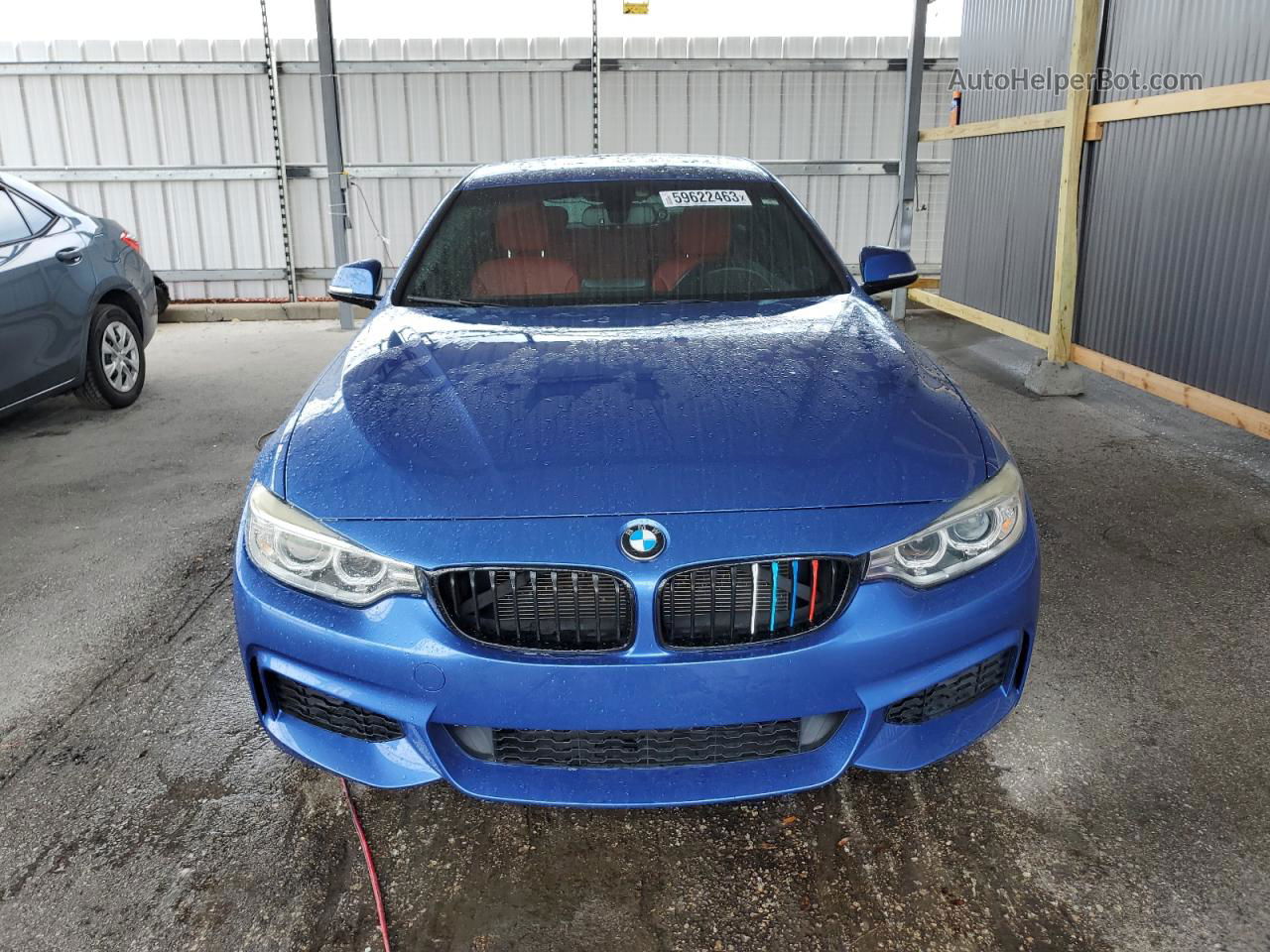 2015 Bmw 428 I Gran Coupe Blue vin: WBA4A5C50FG051871