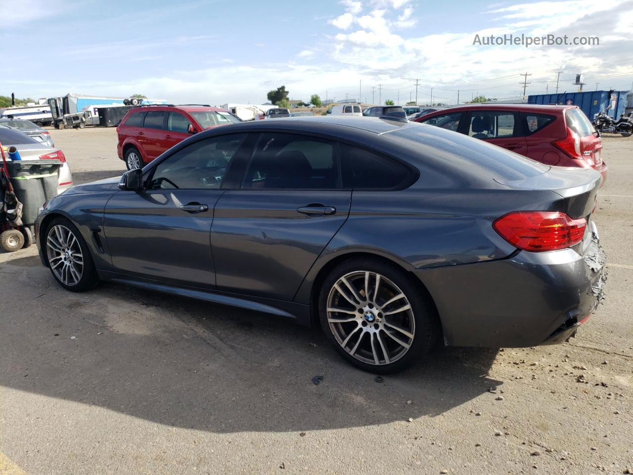 2015 Bmw 428 I Gran Coupe Gray vin: WBA4A5C51FGK15208