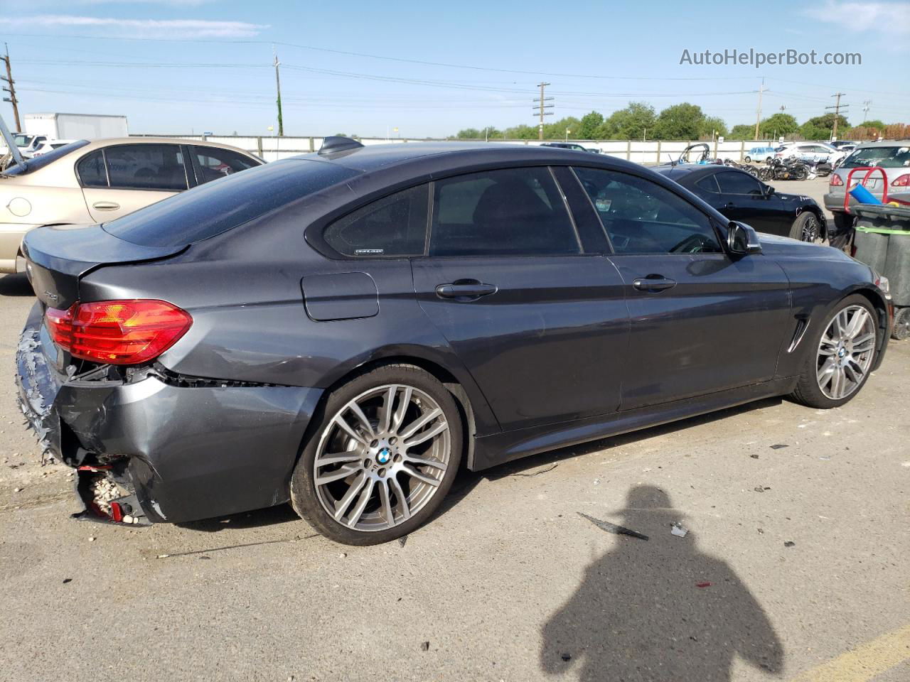 2015 Bmw 428 I Gran Coupe Серый vin: WBA4A5C51FGK15208