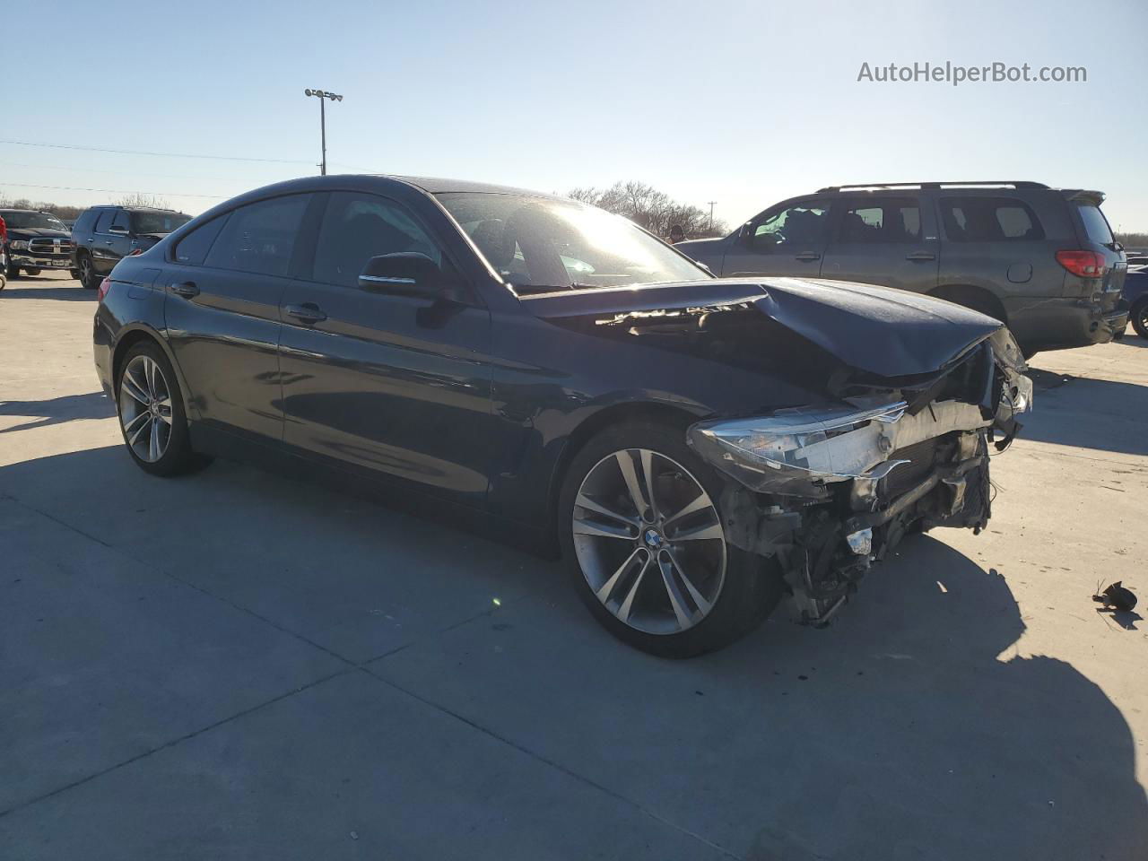 2015 Bmw 428 I Gran Coupe Синий vin: WBA4A5C56FG051275