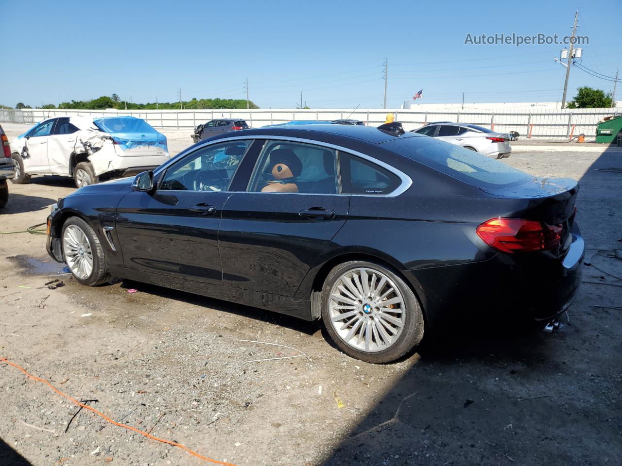 2015 Bmw 428 I Gran Coupe Black vin: WBA4A5C58FD410594