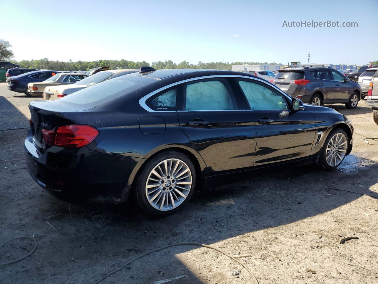 2015 Bmw 428 I Gran Coupe Black vin: WBA4A5C58FD410594