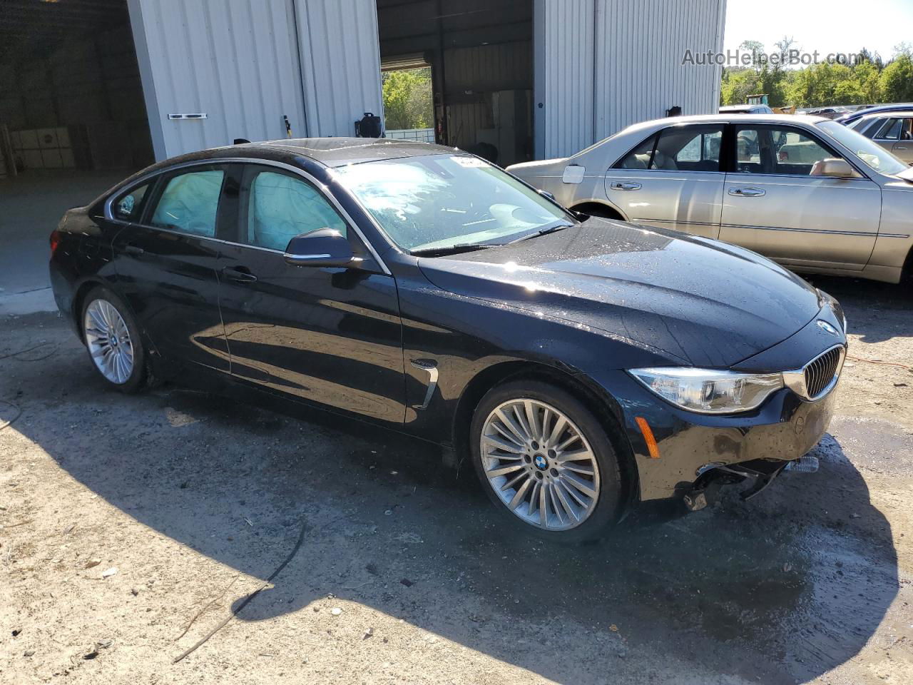 2015 Bmw 428 I Gran Coupe Black vin: WBA4A5C58FD410594