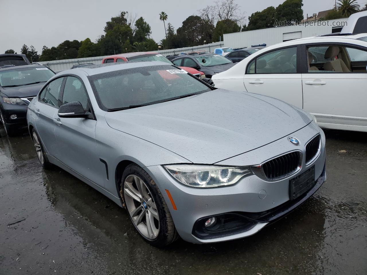 2015 Bmw 428 I Gran Coupe Silver vin: WBA4A5C58FG051181