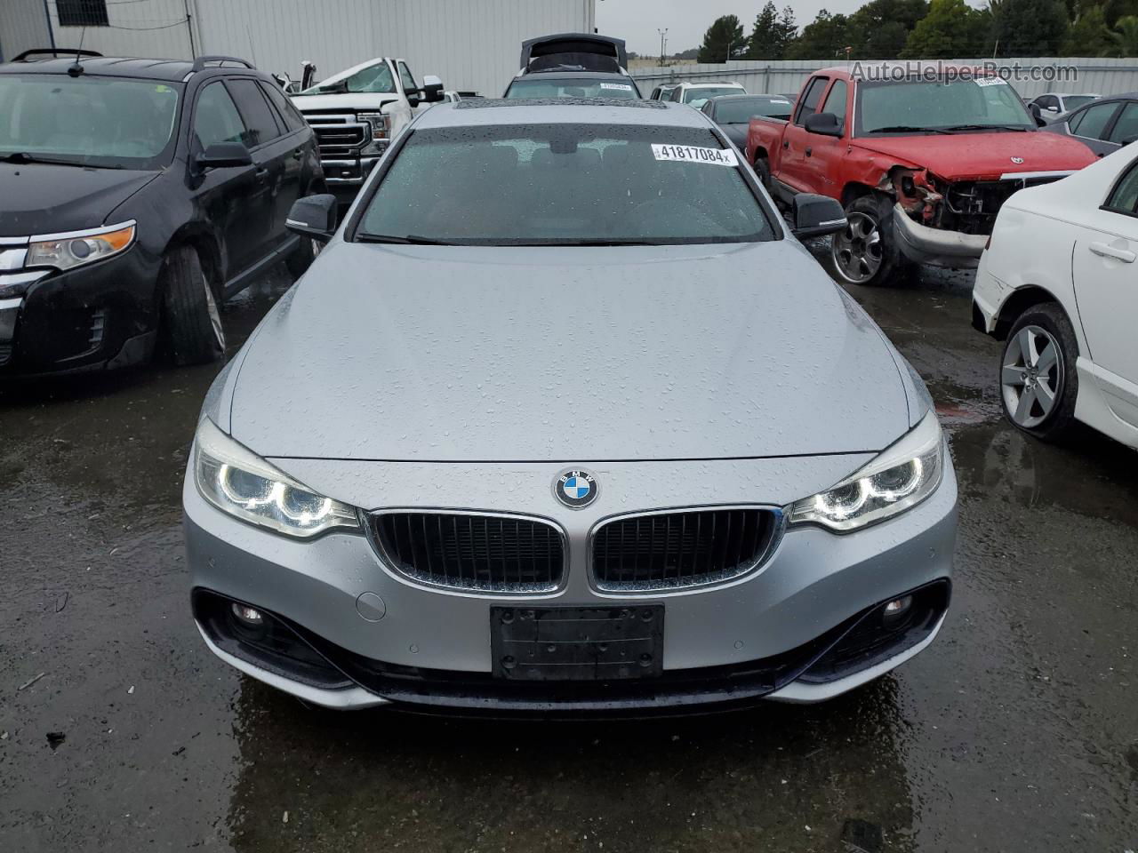 2015 Bmw 428 I Gran Coupe Silver vin: WBA4A5C58FG051181