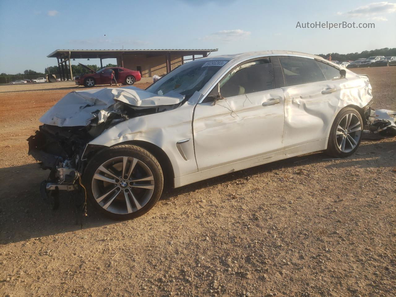 2015 Bmw 428 I Gran Coupe White vin: WBA4A5C58FG051570