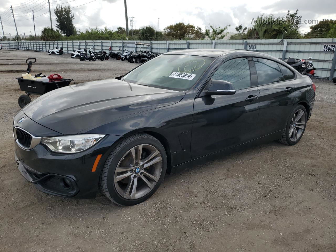 2015 Bmw 428 I Gran Coupe Gray vin: WBA4A5C58FGK15612