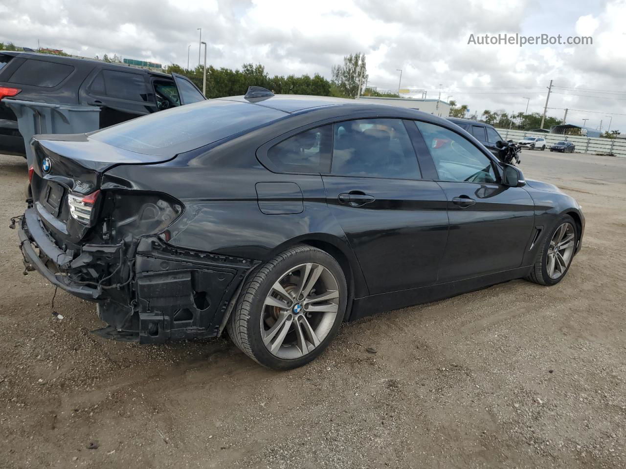 2015 Bmw 428 I Gran Coupe Gray vin: WBA4A5C58FGK15612